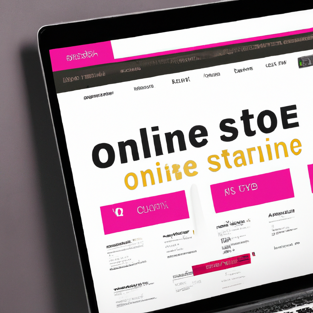 Online store with website